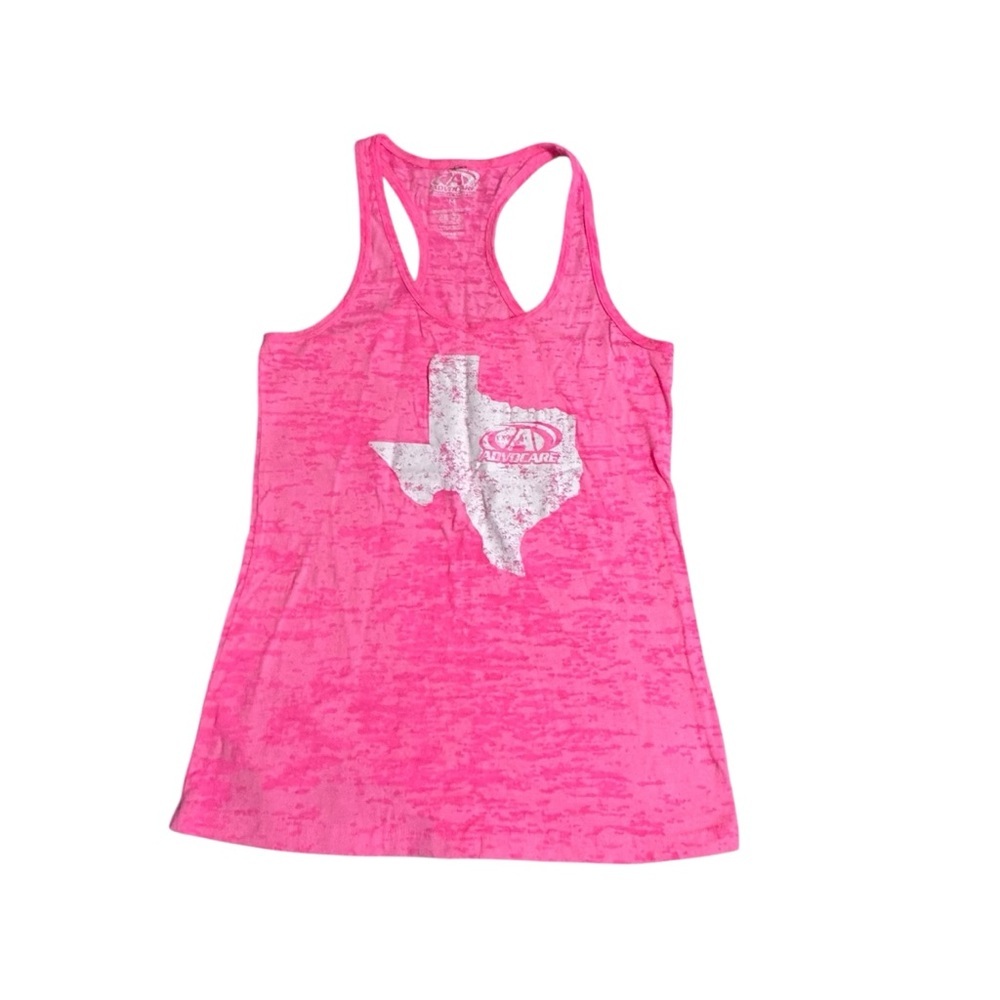 Pink Graphic Tank Top